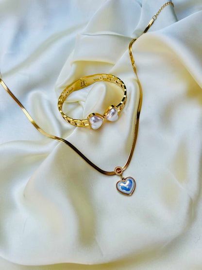 Heart Bangle & Pendant Deal