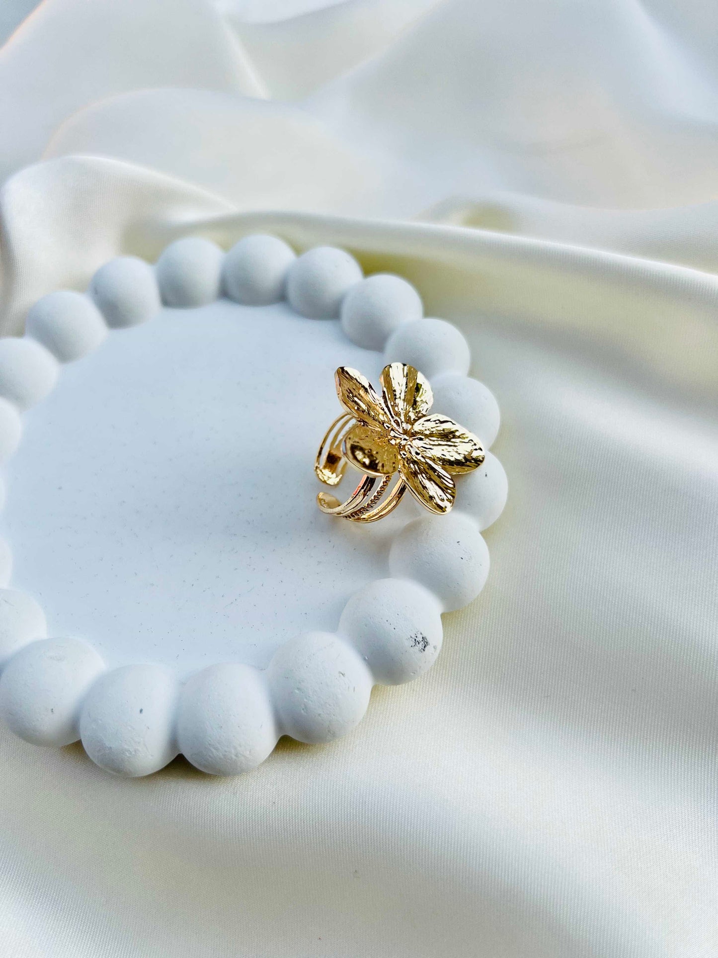 Floral Flower Rings