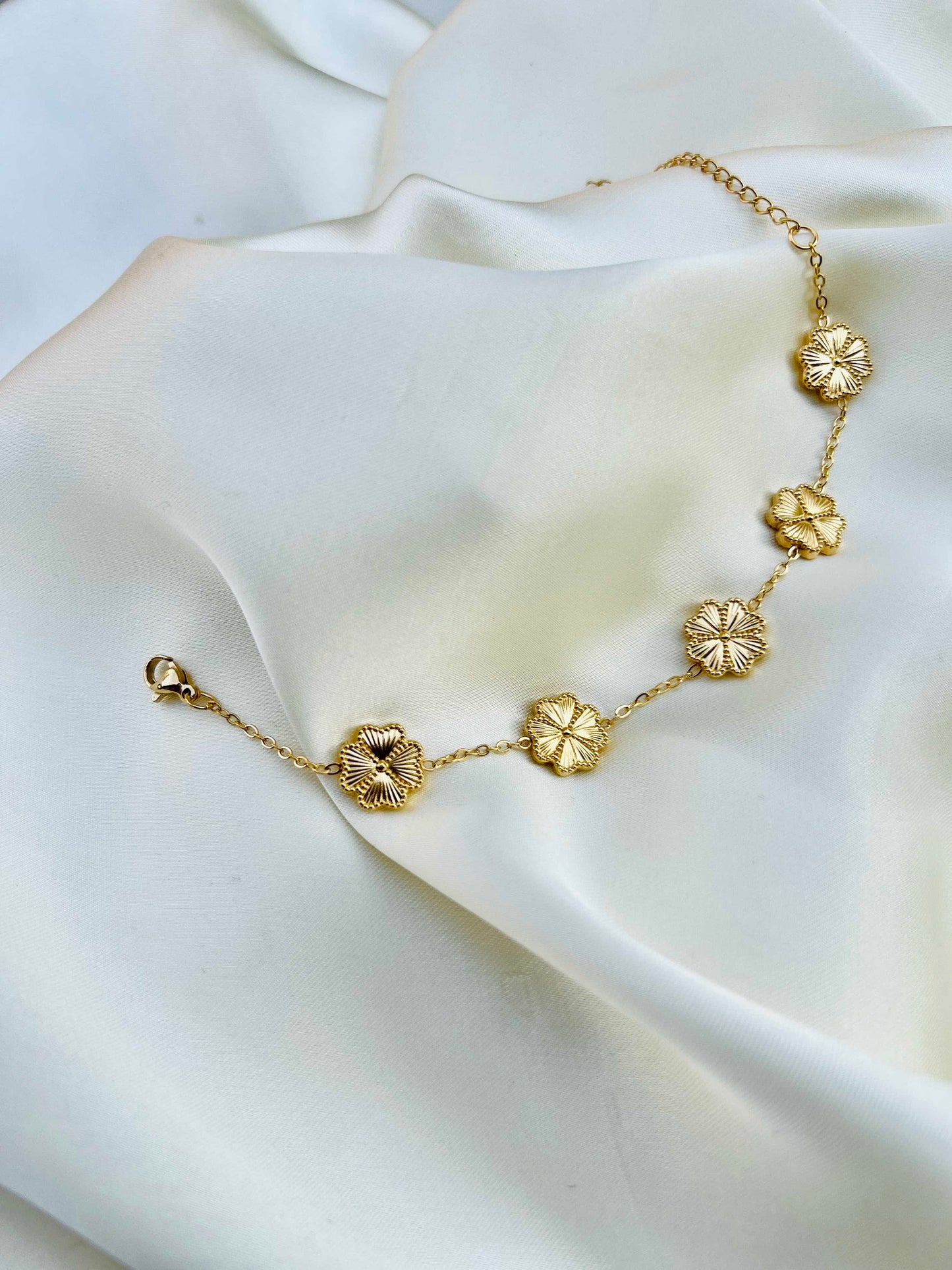 Floral Gold Bracelet