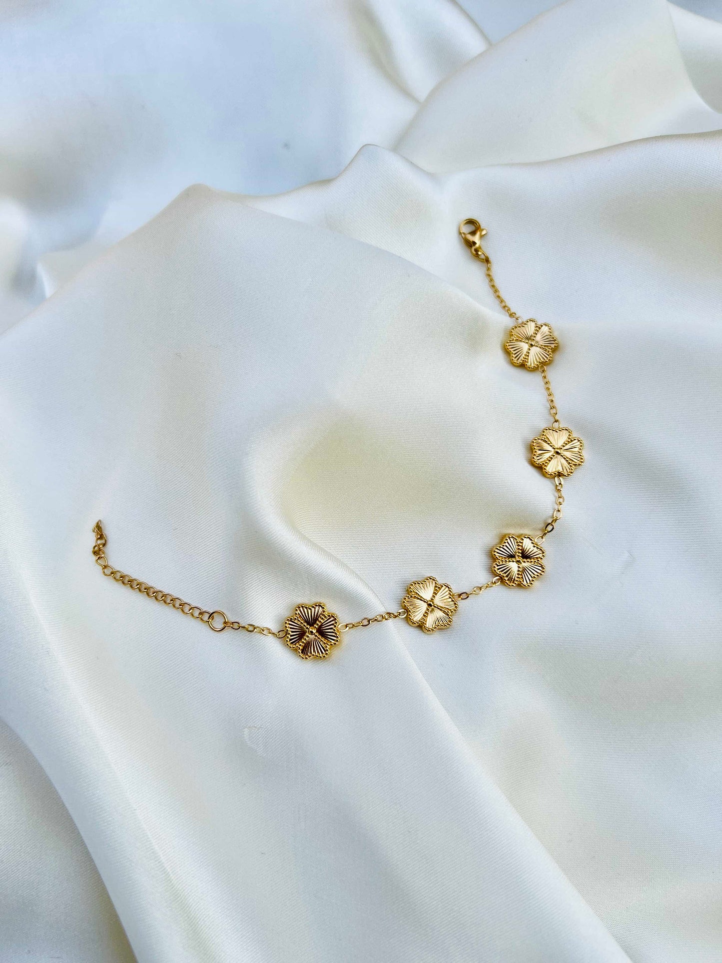 Floral Gold Bracelet