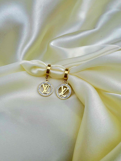 18K Gold LV Earring