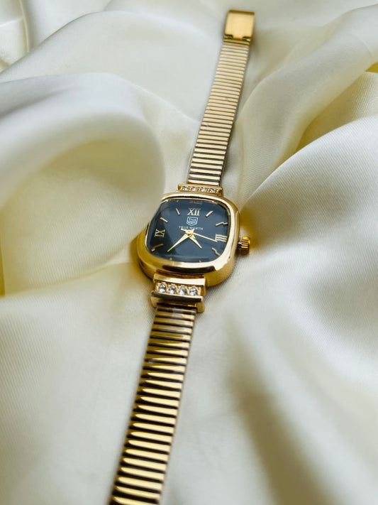 Golden Luxury Watch