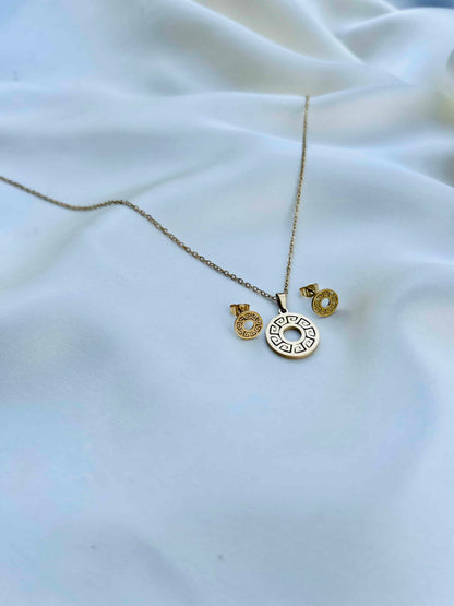 Luxury Geometric Locket Set