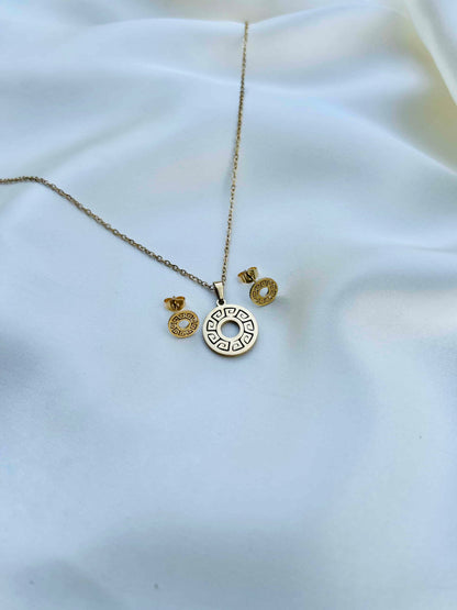 Luxury Geometric Locket Set