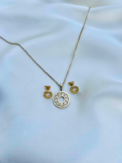 Luxury Geometric Locket Set