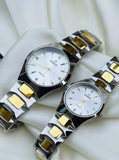 Stylish Elegant Couple Watch