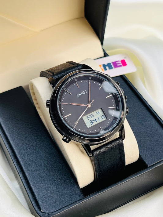 Luxury Dual Time SKM 1652 Men's Watch