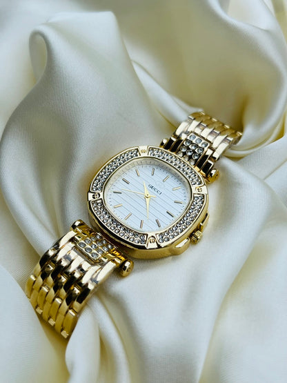 Luxury Crystal Stone Ladies Watch