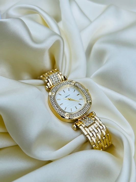 Luxury Crystal Stone Ladies Watch