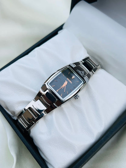 Luxury Silver Ladies Watch