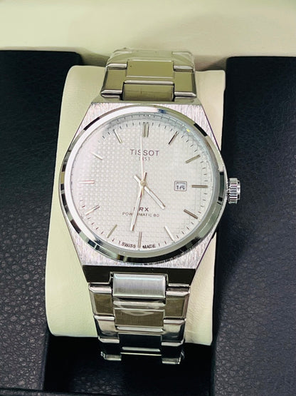 Luxury Silver PRX 1853 Men's Watch